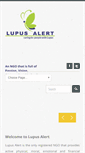 Mobile Screenshot of lupusalert.com